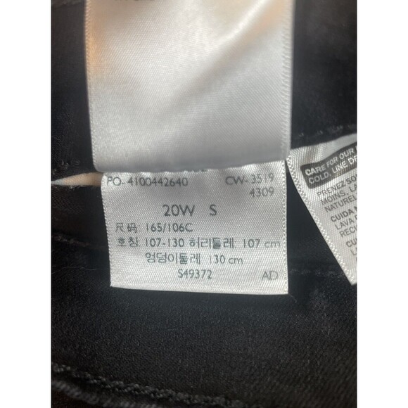 Levi's Jeans Womens 20W 720 High Rise Super Skinny Black Wash Denim - Picture 7 of 11